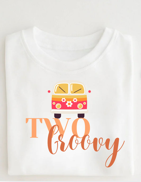 TWO groovy  Birthday T-Shirt