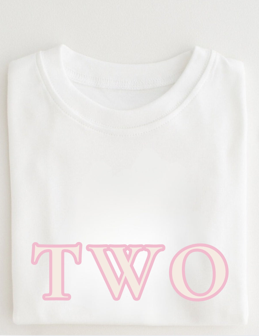 Two Tone Pink - Birthday T-Shirt