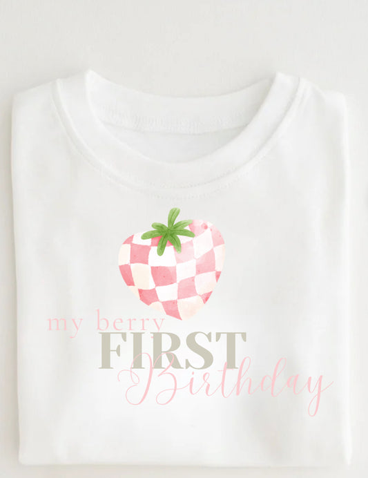 Berry First  Birthday T-Shirt