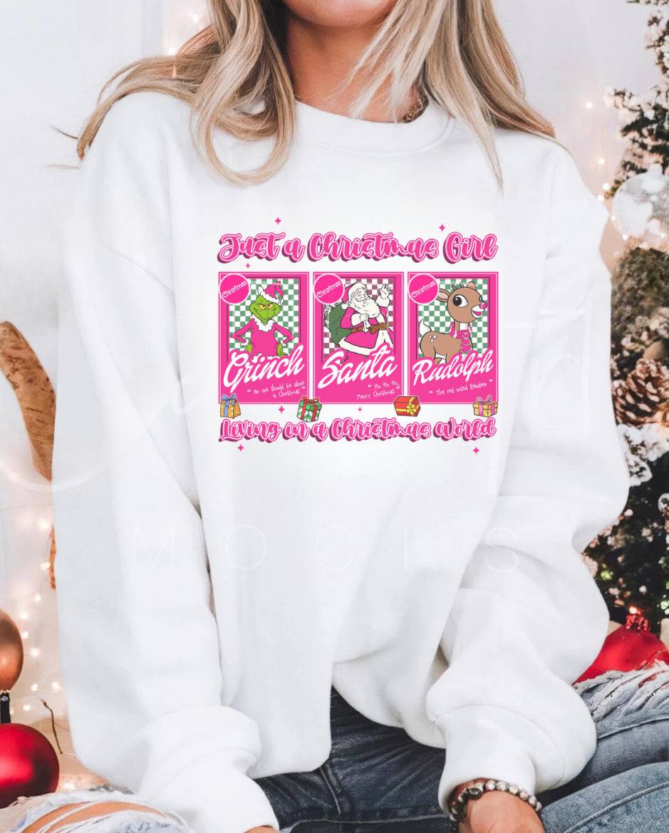 Just a Christmas girl Sweatshirt