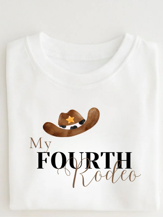 4th Rodeo Birthday T-Shirt