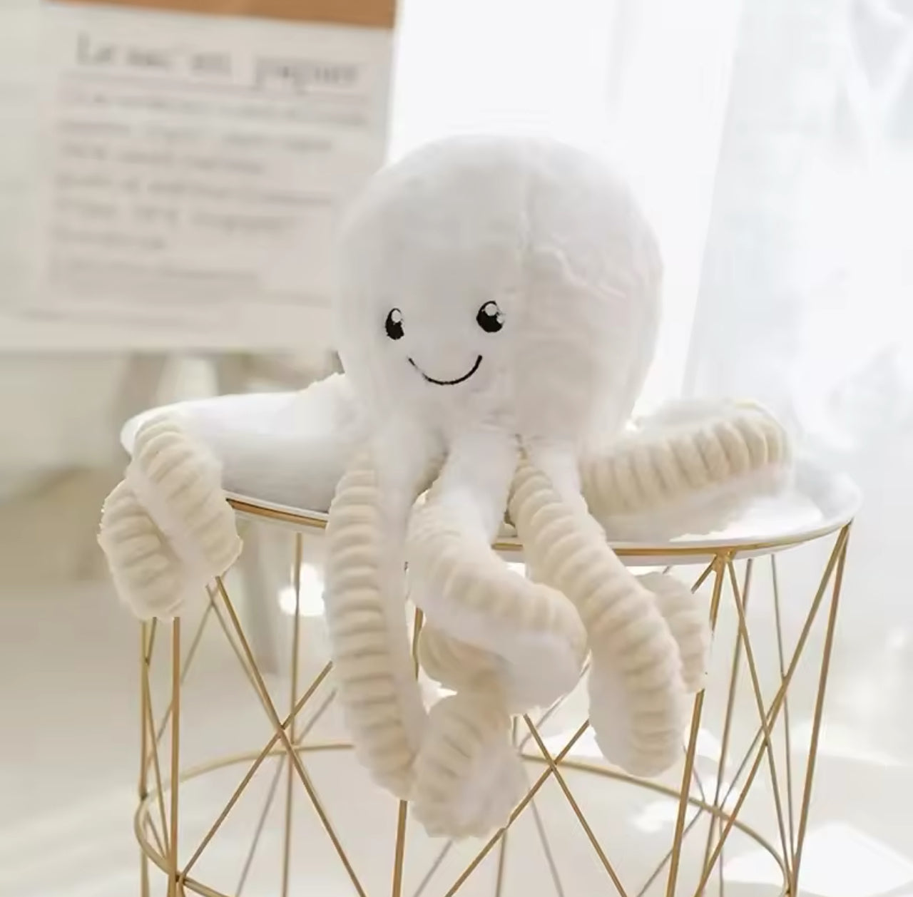 Small/Large Plush Octopus